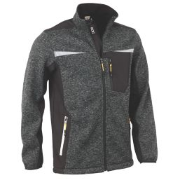 JCB D+IF Full Zip Jumper Grey Marl Medium 42" Chest