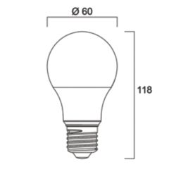 Sylvania ToLEDo 840 SL4 ES GLS LED Light Bulb 806lm 8W 4 Pack