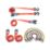 Smith & Locke Bungee & Rachet Tie-Down Set with S-Hooks 12 Pieces