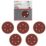 Bosch C430  80 Grit 6-Hole Punched Multi-Material Sanding Discs 150mm 5 Pack