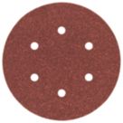 Bosch C430  80 Grit 6-Hole Punched Multi-Material Sanding Discs 150mm 5 Pack