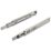 Hafele Bright Zinc-Plated Ball Bearing Drawer Runners 350mm 2 Pack