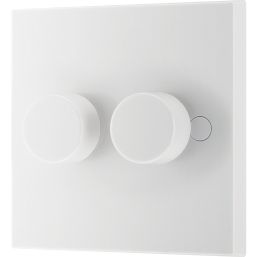 British General 900 Series 2-Gang 2-Way LED Dimmer Switch  White