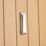 Hardware Solutions Door Knocker Contemporary Satin Chrome 40mm x 165mm