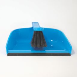 Hillbrush Dustpan & Soft Banister Brush Set Blue