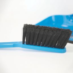 Hillbrush Dustpan & Soft Banister Brush Set Blue