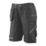 Scruffs Trade Flex Womens Holster Work Shorts Black Size 20