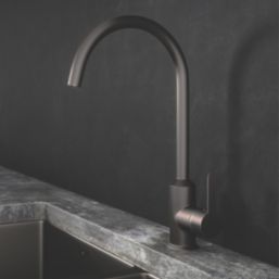 ETAL Entice Single Lever Mono Mixer Kitchen Tap Gun Metal