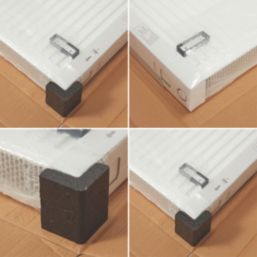 Flomasta 600mm x 500mm 2916BTU White Type 22 Convector Radiator