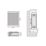 Flomasta 600mm x 500mm 2916BTU White Type 22 Convector Radiator