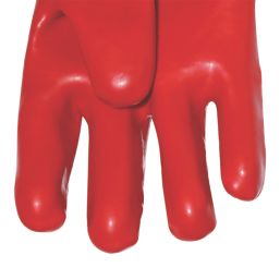 Site  PVC Dipped Gloves Red X Large