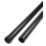 FloPlast  Push-Fit Single Socket Soil Pipe Black 110mm x 1m