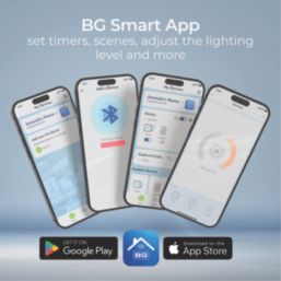 British General BG Smart 2-Gang 2-Way LED Smart Dimmer Switch - Master White