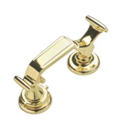 Hardware Solutions Door Knocker Doctor Polished Brass 85mm x 176mm
