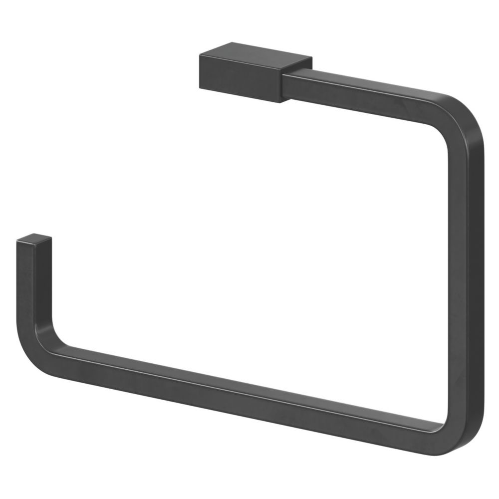 Elland Toilet Roll Holder Black Screwfix