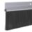 Essentials Garage Door Draught Excluder White 1.25m 2 Pack