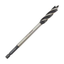 Erbauer  Hex Shank 4-Flute Auger Wood Drill Bit 12mm x 165mm