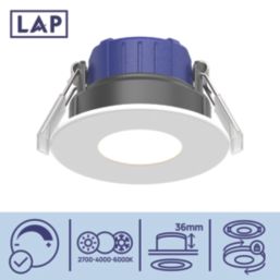 LAP Chaac Fixed  Fire Rated LED Downlight White 5.5W 600lm