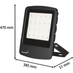 Brackenheath Rex Indoor & Outdoor LED Floodlight Black 200W 24,000lm