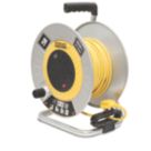 Stanley 13A 4-Gang 25m  FatMax Cable Reel + 2.1A 2-Outlet Type A USB Charger 240V