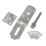 GateMate Heavy Hasp & Staple Galvanised 200mm