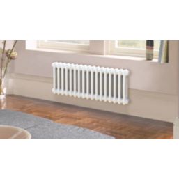 Acova 292mm x 812mm 1373BTU White Horizontal 2 Column Radiator