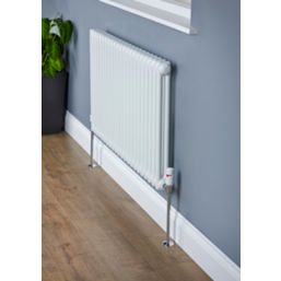 Acova 292mm x 812mm 1373BTU White Horizontal 2 Column Radiator