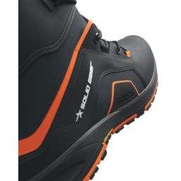 Solid Gear Falcon 2 Mid Size 11  Black Water-Resistant  Safety Boots