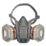 3M 6502QLKIT-1 One Size Quick Latch Half Face Respirator Kit with Replaceable Filters A2-P3 7 Piece Set