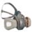 3M 6502QLKIT-1 One Size Quick Latch Half Face Respirator Kit with Replaceable Filters A2-P3 7 Piece Set