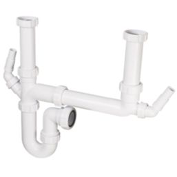 McAlpine Sink Kit White 40mm