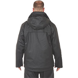Site  Waterproof Jacket Black Large Size 51" Chest