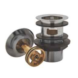 Highlife Bathrooms Slotted Pop Up Basin Waste Chrome 60mm