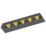 JSP Ridgeback Black / Reflective Yellow Wheelstop 900mm x 20mm x 20mm