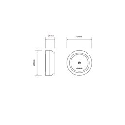 Aqualisa Smart Link Wired Shower Remote Control for Dual Outlet Installations Chrome