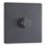 LAP  1-Gang 2-Way LED Dimmer Switch  Black Nickel with Colour-Matched Inserts
