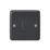 MK Contoura 10A 1-Gang 2-Way Switch  Black with Colour-Matched Inserts