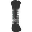Cherry Blossom  Cord Laces Black 1.2m 1 Pair