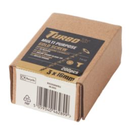 Turbo TX  TX Double-Countersunk  Multipurpose Screws 3mm x 16mm 200 Pack