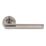 Serozzetta Philadelphia Fire Rated Lever on Rose Door Handles Pair Polished / Satin Stainless Steel