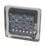 Hager Sollysta WRPS32BSB 10AX 3-Gang 2-Way Light Switch  Brushed Steel with Black Inserts