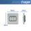 Hager Sollysta WRPS32BSB 10AX 3-Gang 2-Way Light Switch  Brushed Steel with Black Inserts