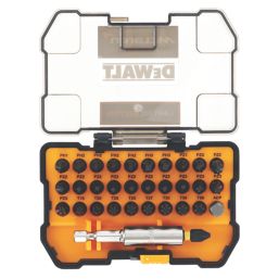 DEWALT McLaren F1 Team 6.35mm Hex Shank Mixed Impact Torsion Screwdriver Bit Set 32 Pieces