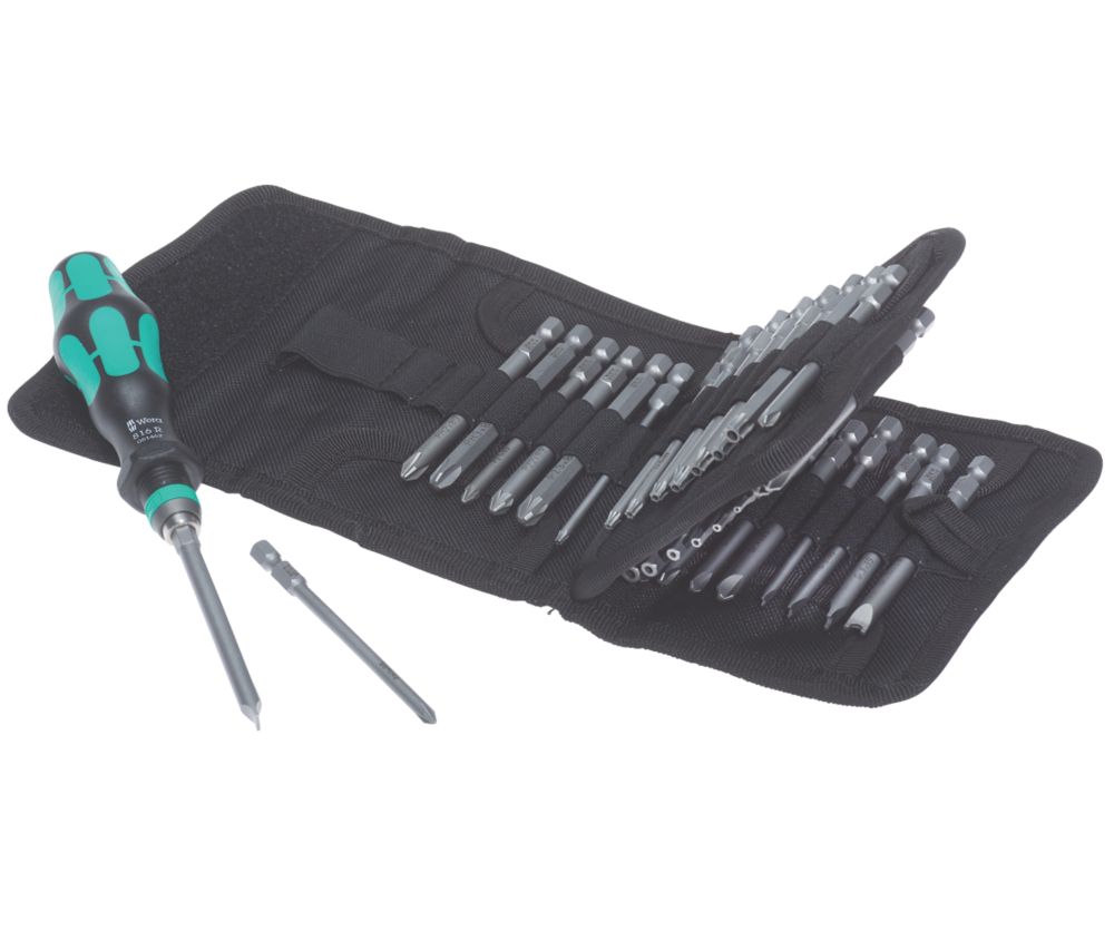 Wera Kraftform Kompakt Interchangeable Screwdriver Bit Set 33 Pieces