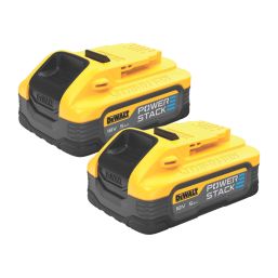 DEWALT DCH273H2T-GB 2.5kg 18V 2 x 5.0Ah Li-Ion PowerStack Brushless Cordless SDS+ Drill
