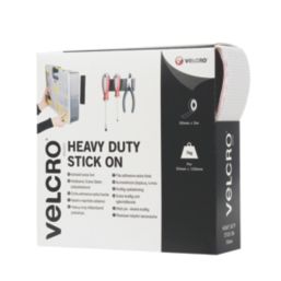Velcro Brand  White Heavy Duty Stick-On Tape 5m x 50mm