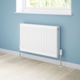 Flomasta 500mm x 800mm 4017BTU White Type 22 Convector Radiator