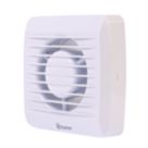 Xpelair VX100P 100mm (4") Axial Bathroom Extractor Fan  White 220-240V