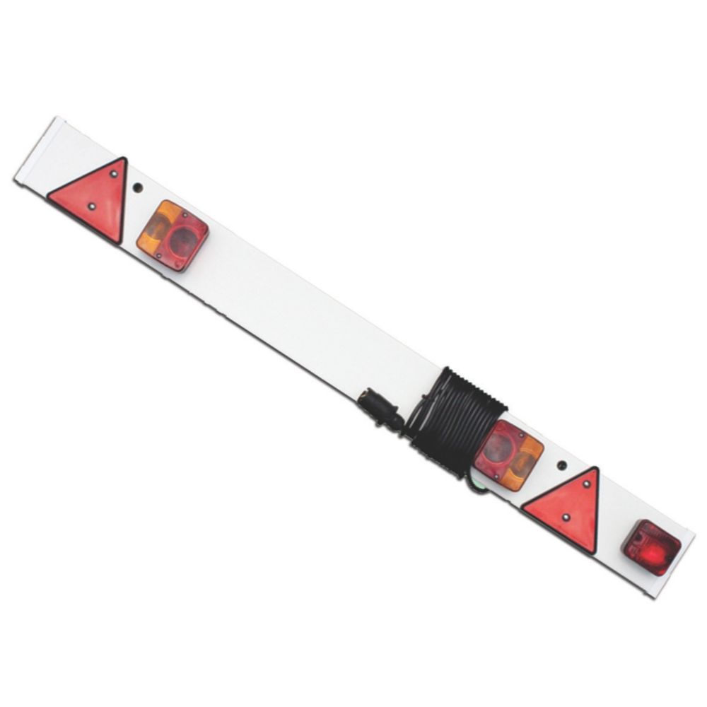 Maypole 4' 6" Trailer Board with Fog Light & 6m Cable Screwfix