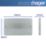 Hager Sollysta WRP2BS 2-Gang Blanking Plate Brushed Stainless Steel